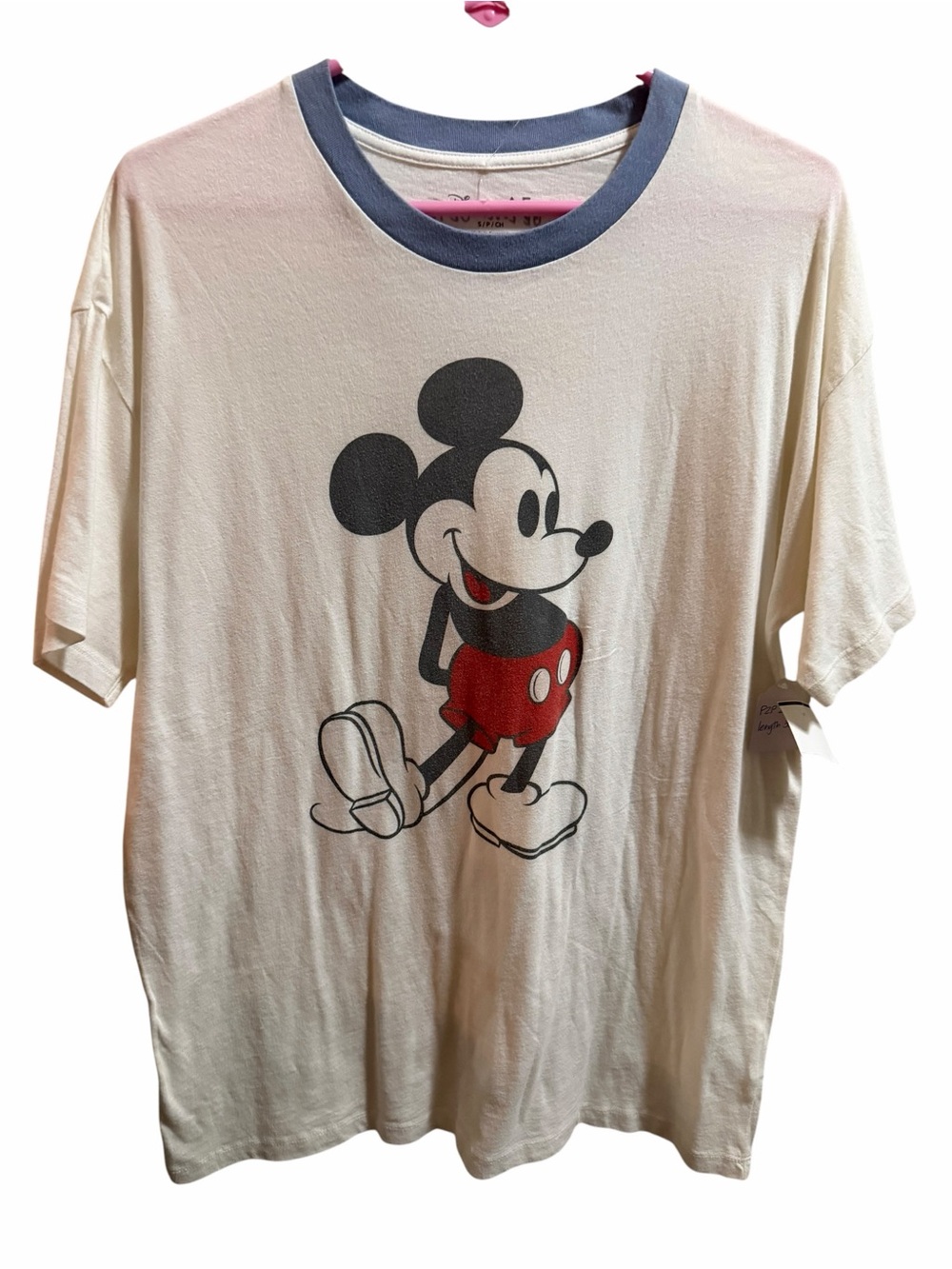 American Eagle X Disney Mickey Mouse Cream Graphic Tee size small NWOT